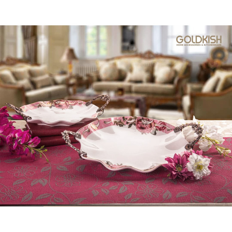 شیرینی خوری گلدکیش طرح رومنس مدل GK638116