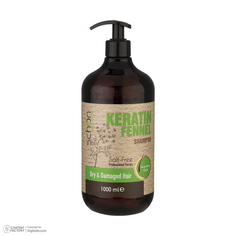 شامپو مو شون مدل Keratin Fennel حجم 1000میلی لیتر