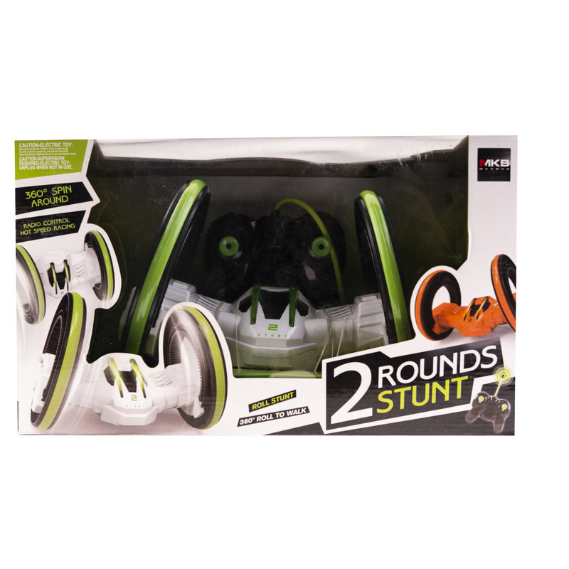 ماشین بازی کنترلی مدل نمایشی دوچرخ حلقه ای کد ROUND STUNT 2