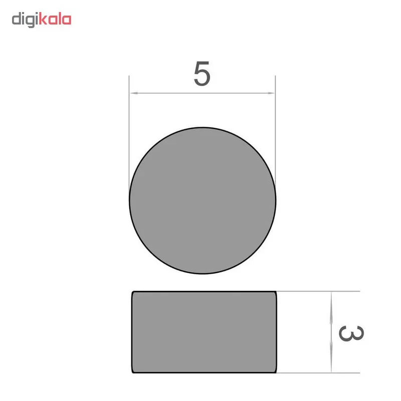 آهن ربا مدل CLY5x3 بسته 20 عددی