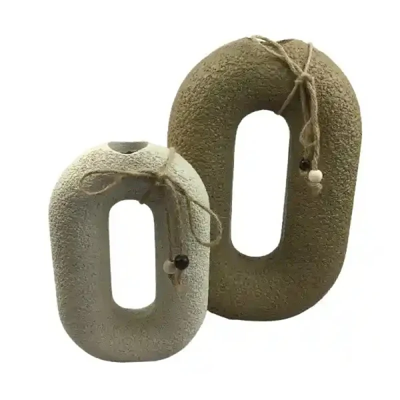 گلدان دکوری مدل نمدی مجموعه دو عددی