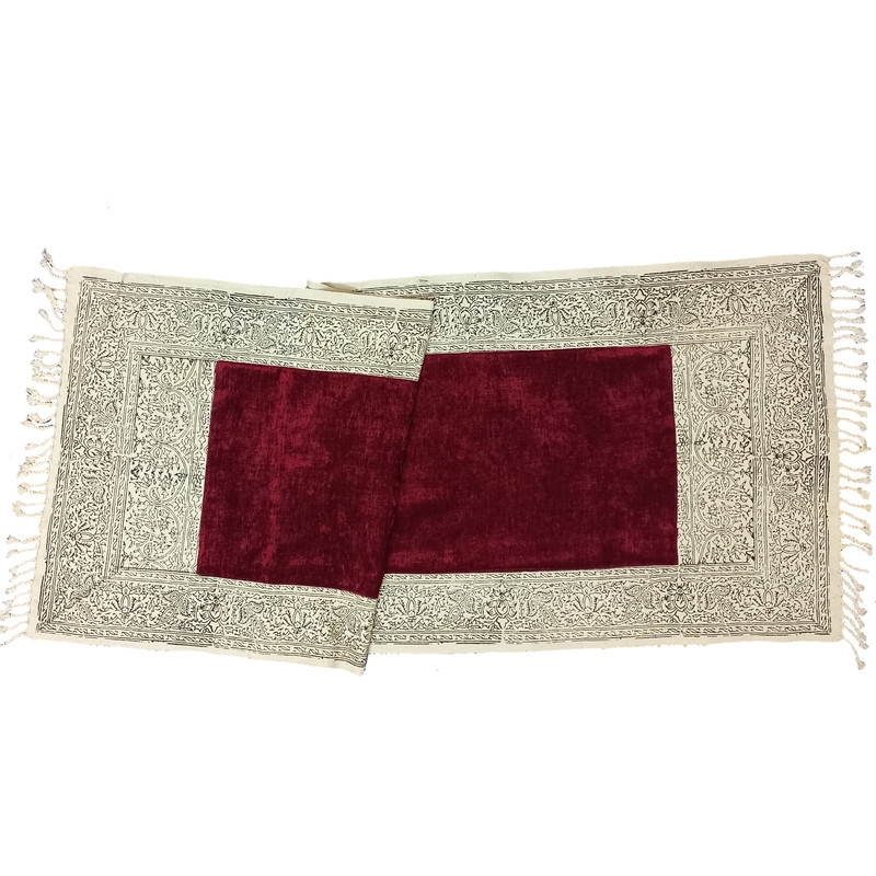 رانر مدل مخمل و قلم کار سایز 150x50 سانتی‌متر