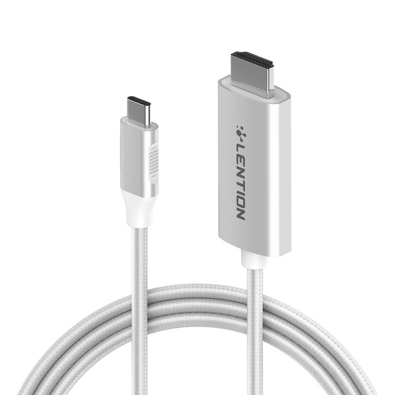 کابل تبدیل USB-C به HDMI لنشن مدل CU-707H NA 4K 60HZطول 1.8متر