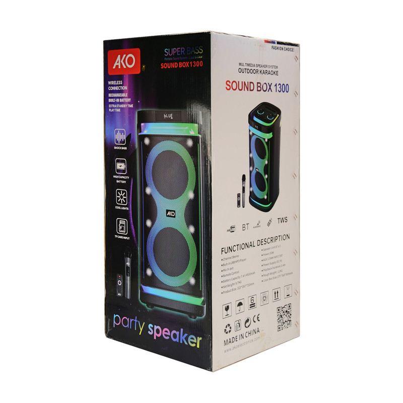 اسپیکر بلوتوثی قابل حمل آکو مدل Sound Box 1300