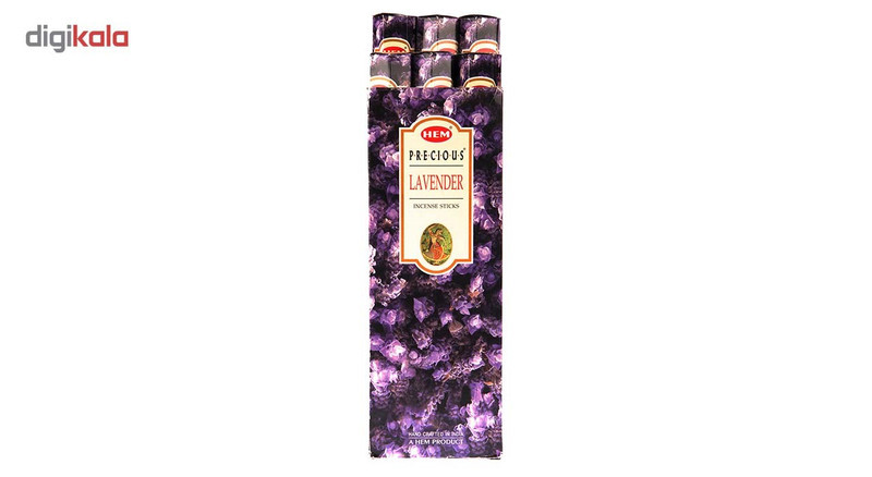 عود هم مدل Lavender کد 1076 6 بسته 20 عددی