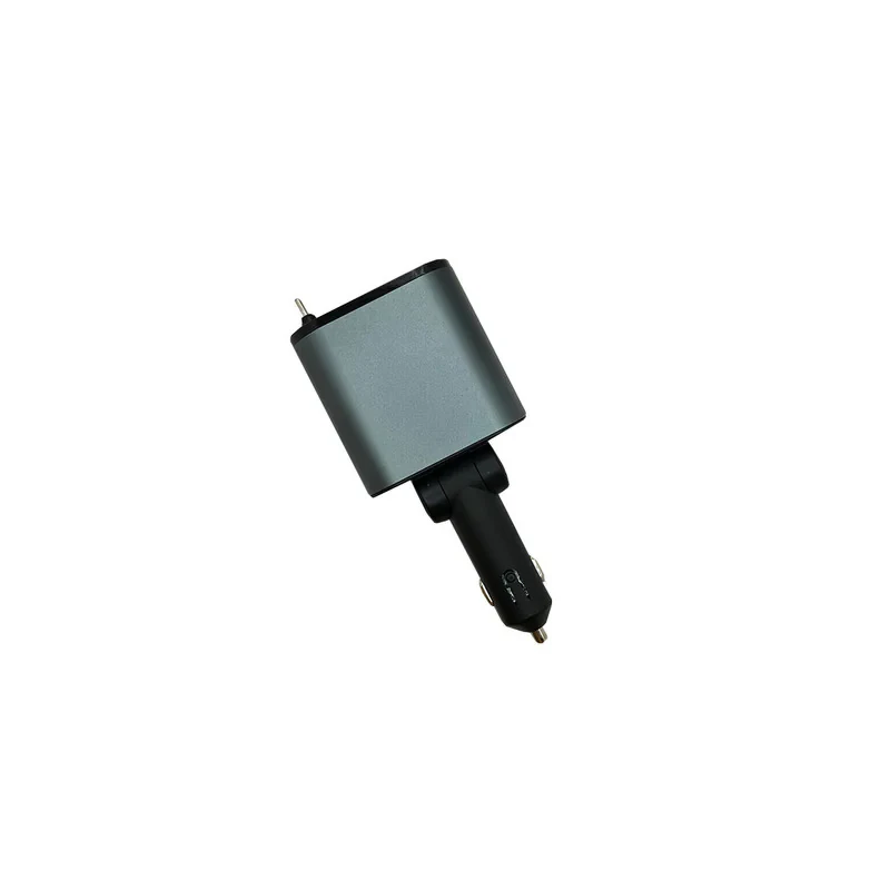 شارژر فندکی 60 وات مدل super60 به همراه کابل لایتنینگ  USB-C