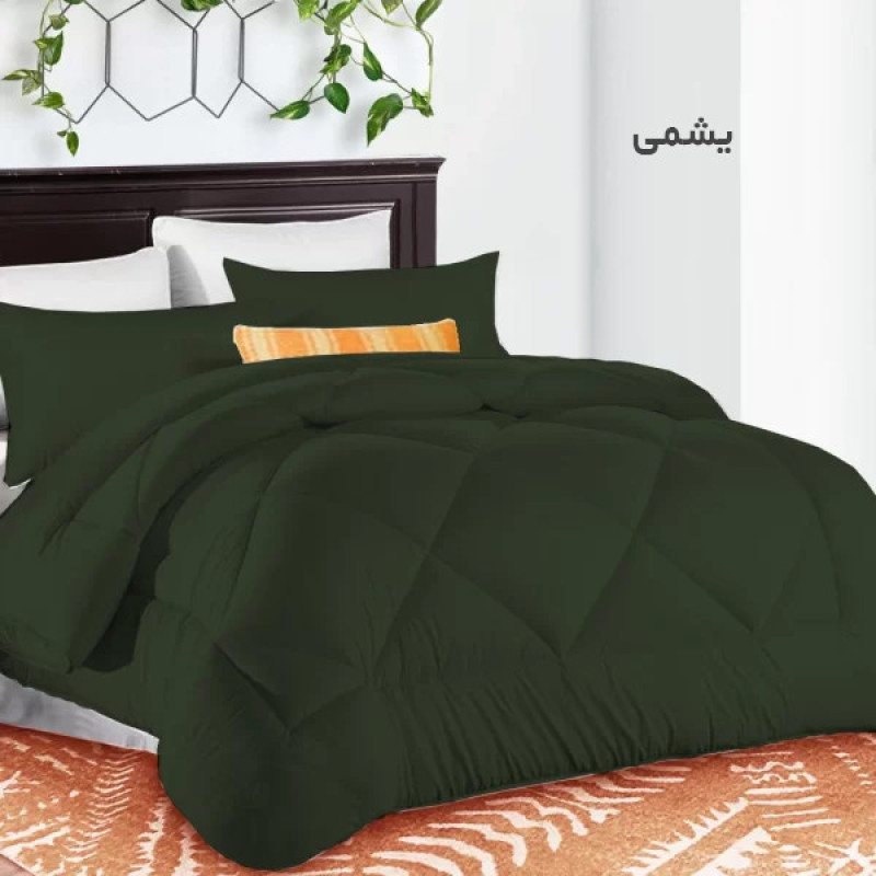 لحاف چیداری مدل میکرو دو نفره سایز 240x220 سانتی متر