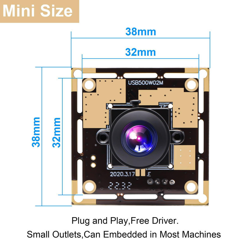 ماژول دوربین ای ال پی مدل USB500W02M