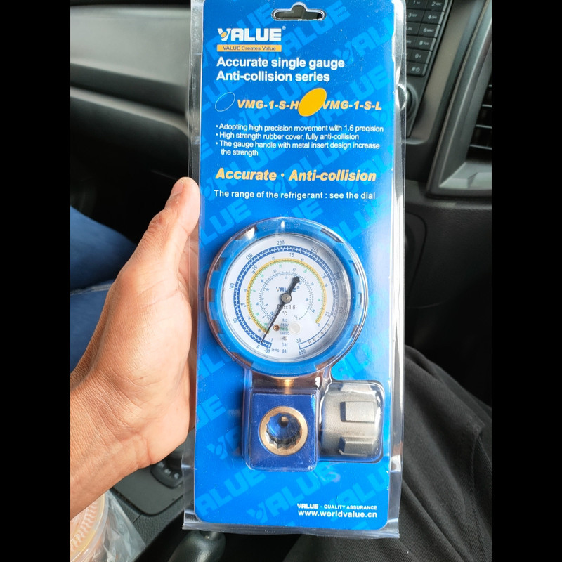 گیج فشار گاز ولیو مدل VMG-1-S-L