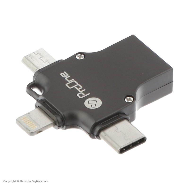 مبدل USB2 به USB-C  micro USB  لایتنینگ پرووان مدل PCO04