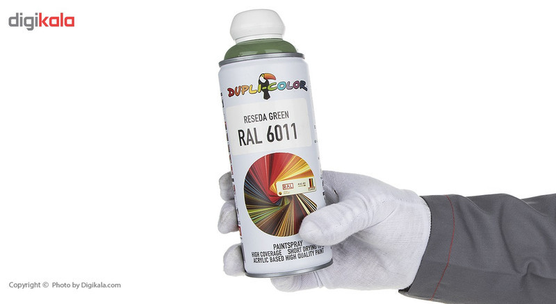 اسپری رنگ سبز دوپلی کالر مدل RAL 6011 حجم 400 میلی لیتر