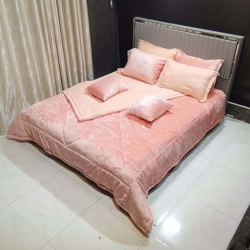 سرویس روتختی مدل مخمل ترک تدی کد 3285 دو نفره 8 تکه