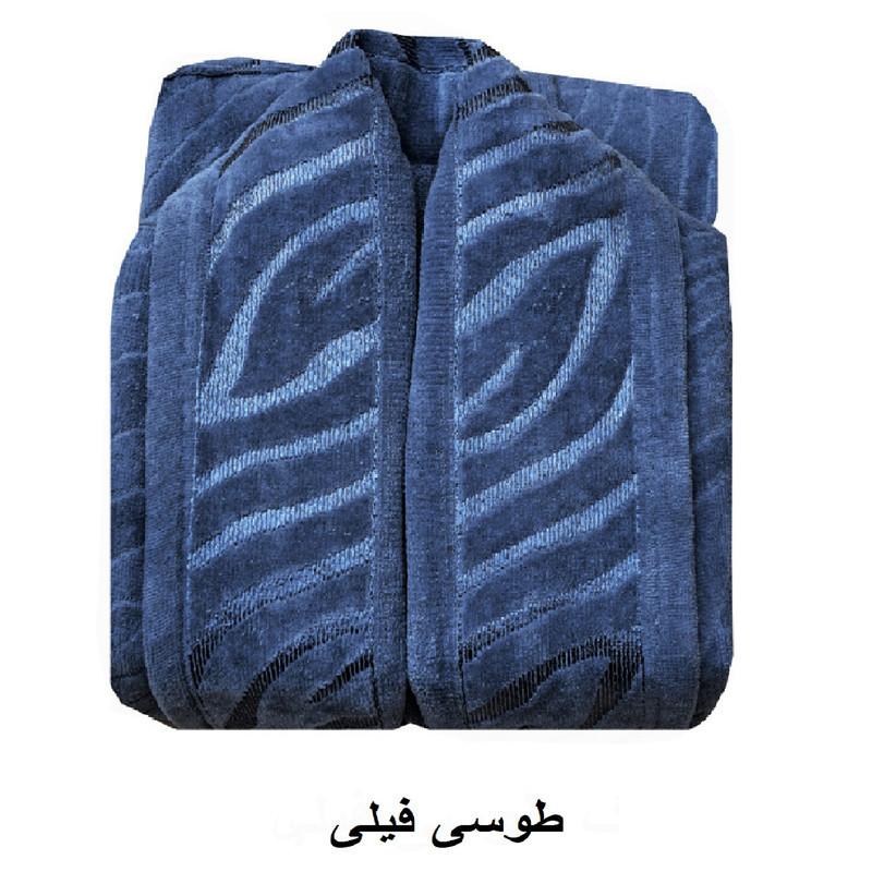 حوله پالتویی الماس طرح ابریشمی کد PP-220 سایز 135