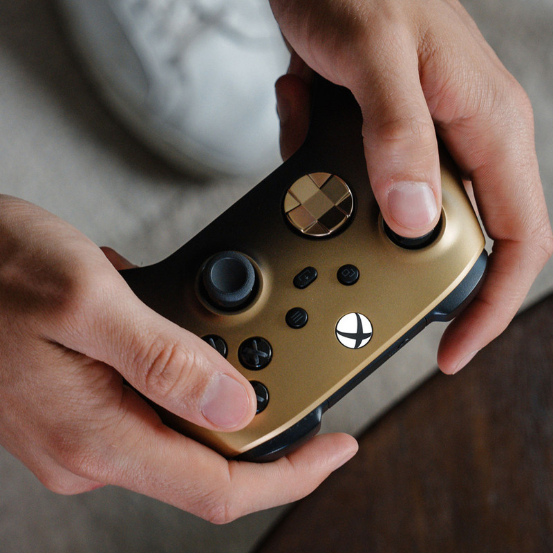 دسته بازی ایکس باکس Sereis SX مدل Gold Shadow Special Edition
