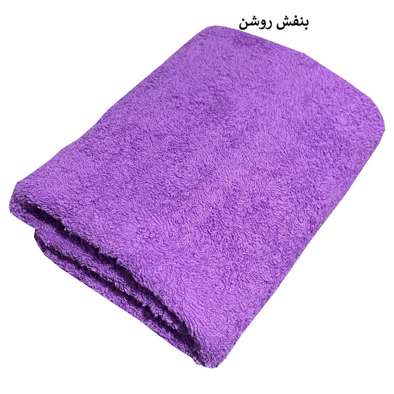 حوله دستی شایسته مدل تبسم سایز 30x58 سانتی متر