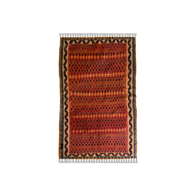 گلیم دستبافت کناره طول یک و نیم متر کد NKP.RJ63