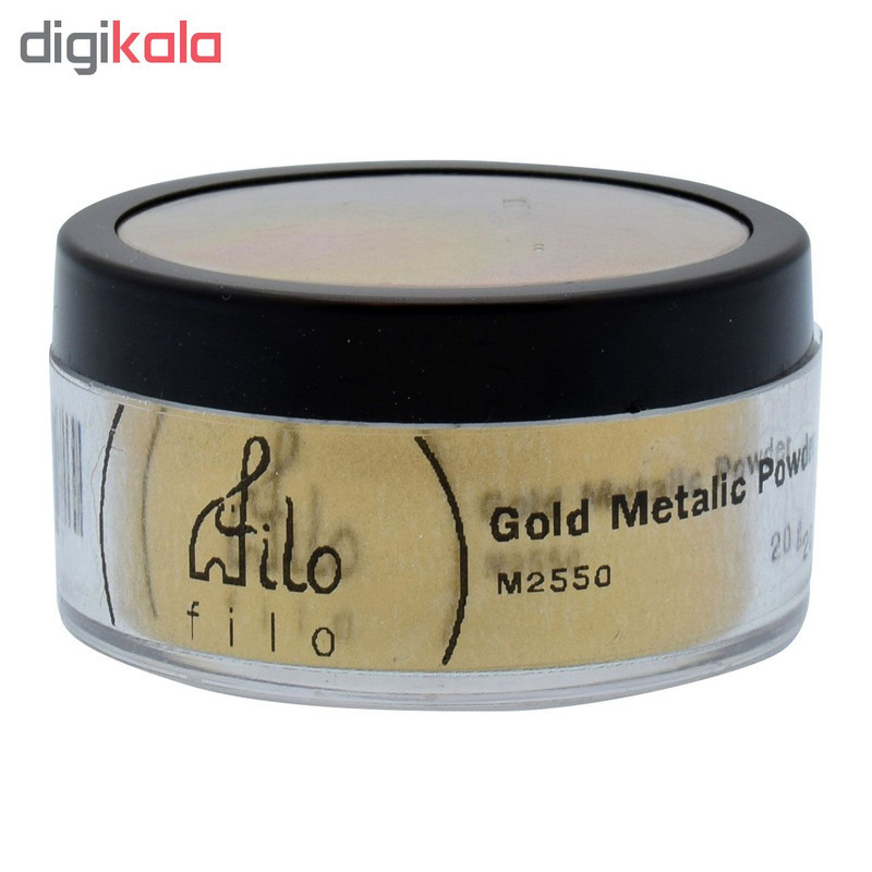 پودر رنگ فیلو مدل metalic powder کد M2 حجم 15 میلی‌لیتر