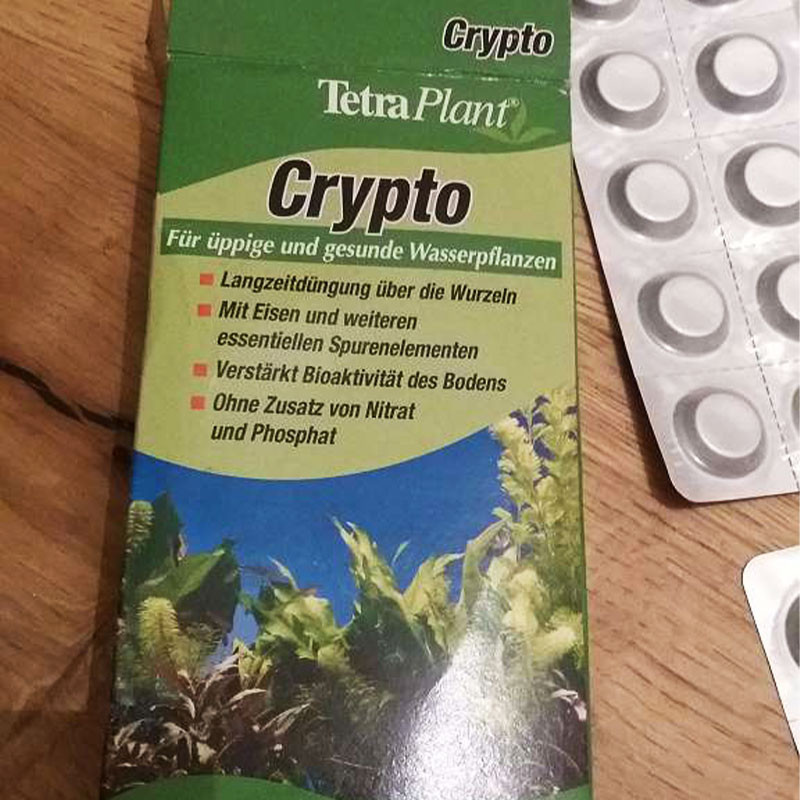 کود کامل گیاهان آکواریوم تترا مدل Crypto بسته 50 عددی