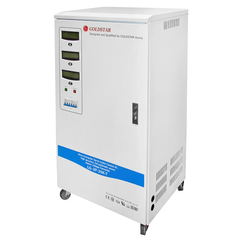 استابلایزر گلداستار مدل LG-3P-30K-T با ظرفیت 30000VA