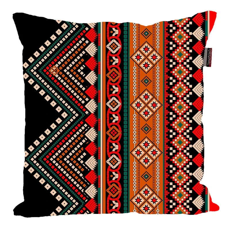 کوسن پاد آفرین مدل سنتی طرح گلیم فرش کد PK30394