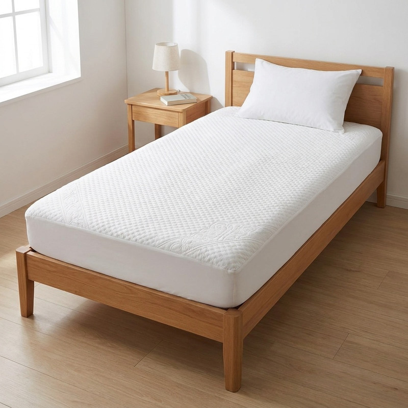 محافظ تشک مدل ضد آب نانو میکرو یک نفره سایز 120x200 سانتی متر