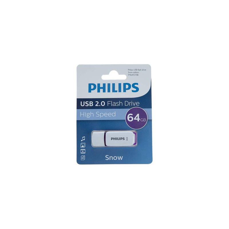 فلش مموری فیلیپس مدل Snow-FM64FD70B ظرفیت 64 گیگابایت