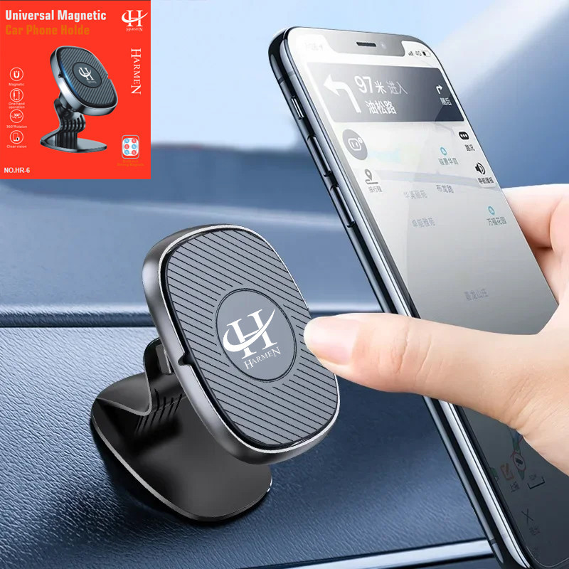 پایه نگهدارنده گوشی موبایل هارمن مدل UNIVERSAL MAGNETIC HR-6
