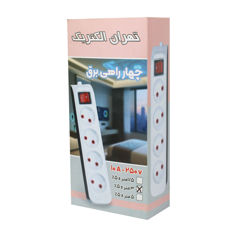 چندراهی برق تهران الکتریک مدل 4 خانه کد 10A
