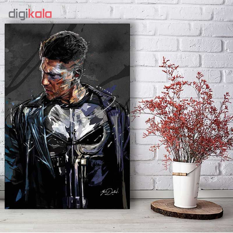 تابلو شاسی گالری استاربوی طرح Punisher مدل Marvel 1