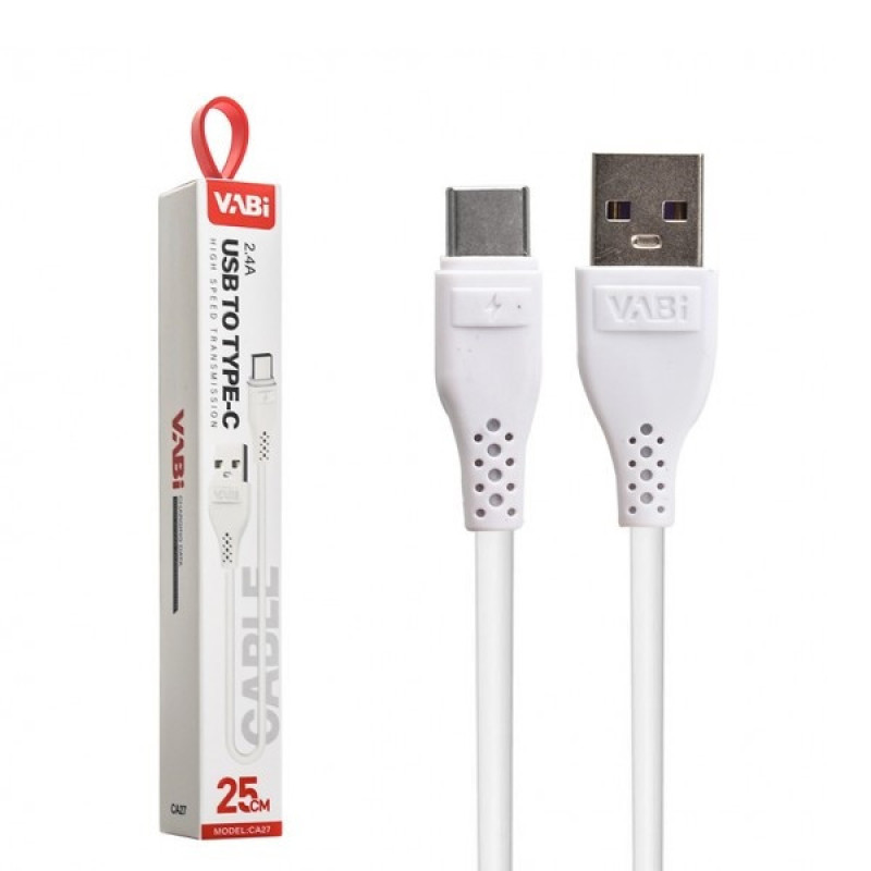 کابل تبدیل USB به USB-C وابی مدل CA27 طول 0.25 متر