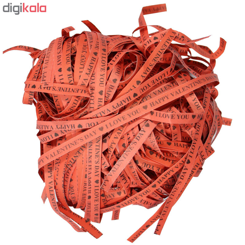 پوشال تزیینی کادو طرح آی لاو یو