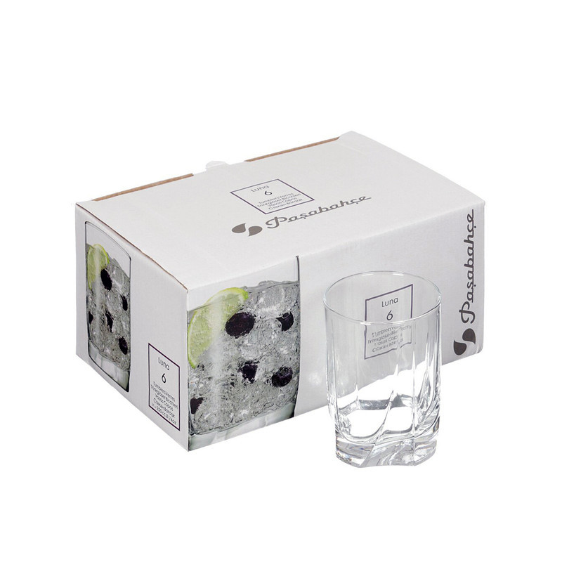 لیوان پاشاباغچه مدل Luna کد 42378 بسته 6 عددی