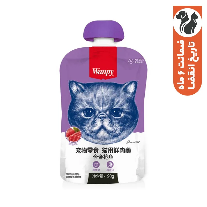 سوپ گربه ونپی مدل سفارش چین با طعم گوشت وزن 90 گرم
