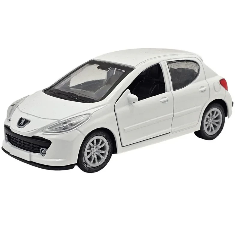 ماکت ماشین ناب سل مدل پژو 207 فلزی عقب کش  کد Peugeot 207 metal pull back naab006 scale 1:48