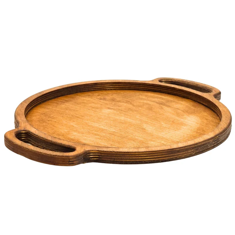 سینی دسته دار مدل چوبی SN241 سایز 36×29 سانتی متر