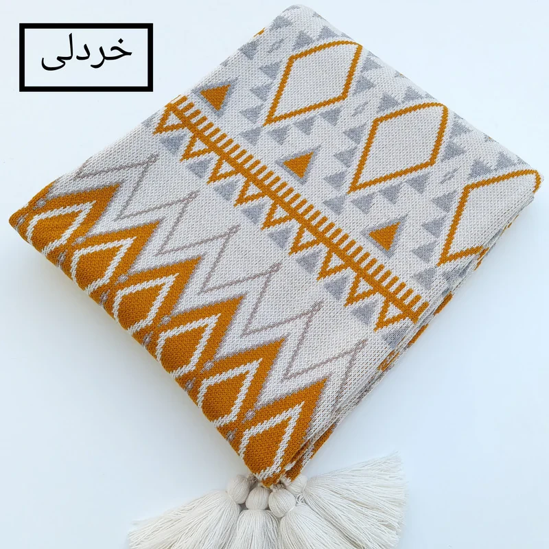 شال مبل مدل بوهو کد 1 سایز 170×140 سانتیمتر