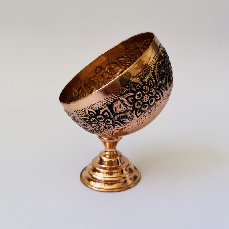 کاسه مسی مدل  تک پایه کد ZH245.9