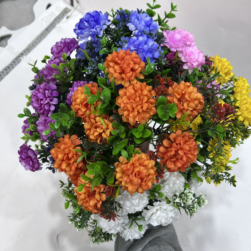 گل مصنوعی مدل بوته میخک کد 55