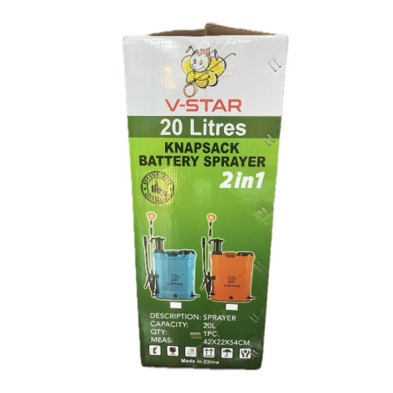 سمپاش شارژی وی استار مدل 20c ظرفیت 20 لیتر