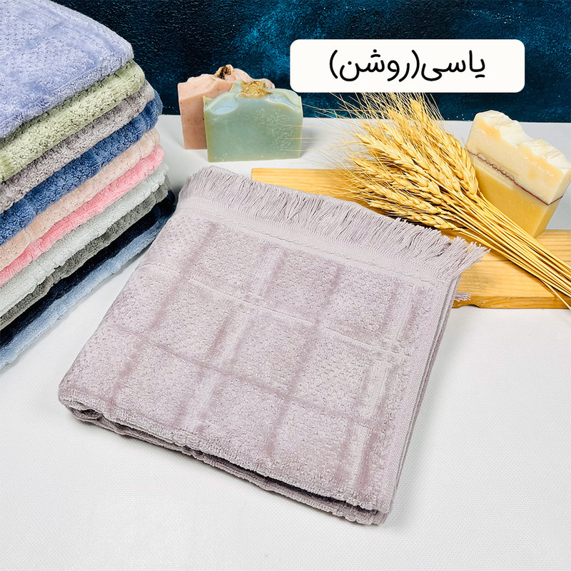 حوله دست و صورت طرح مارتا سایز 45×80 سانتی متر