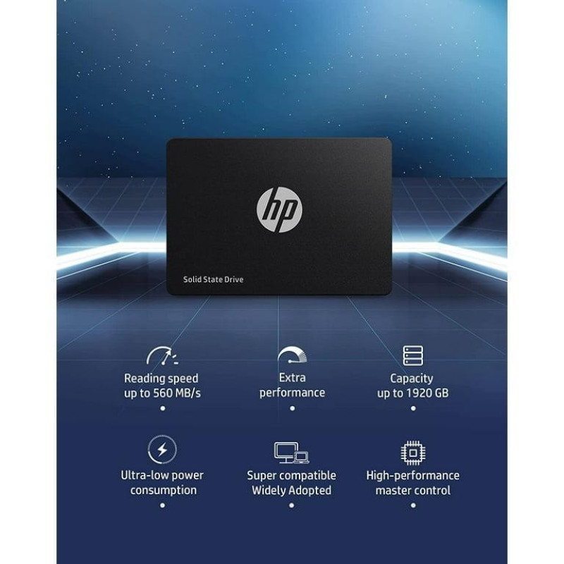 اس اس دی اینترنال SATA III اچ‌ پی مدل S650 ظرفیت 240 گیگابایت