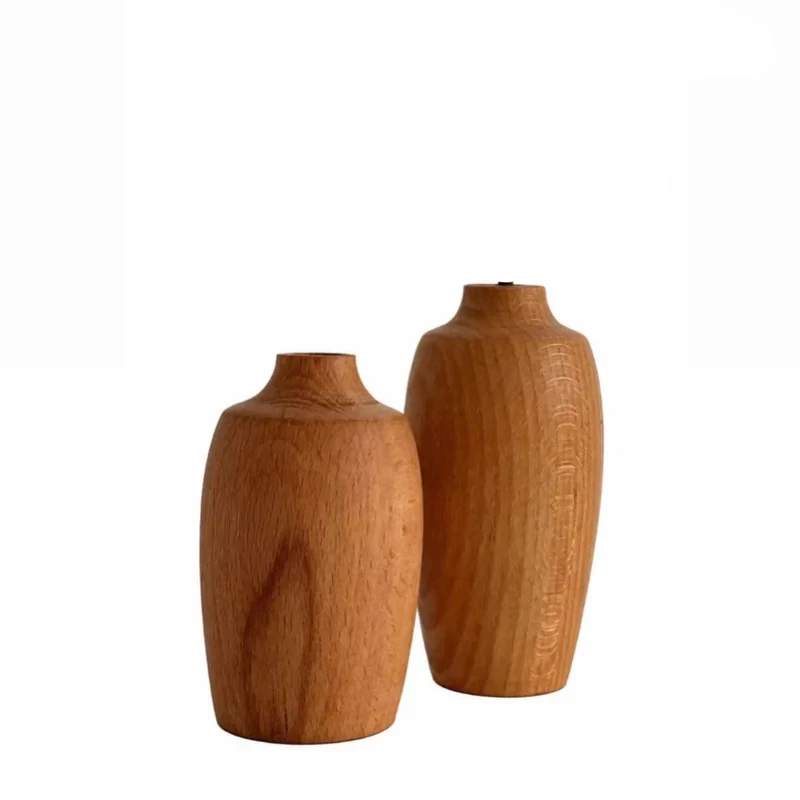 گلدان چوبی کد G3 بسته 2 عددی