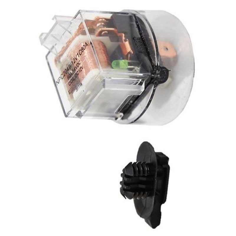 رله فن شیشه ای کلاهدار 80 آمپر کد 016 مناسب برای پژو 405