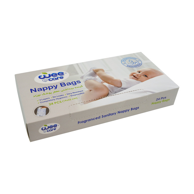 کیسه بهداشتی پوشک وی کر مدل Nappy Bags دو بسته 24 عددی