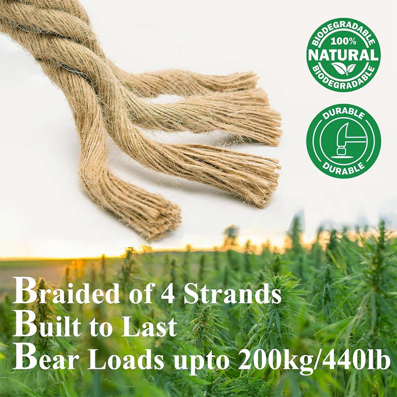 طناب بسته بندی مدل پنبه ای 18mm طول 1 متر