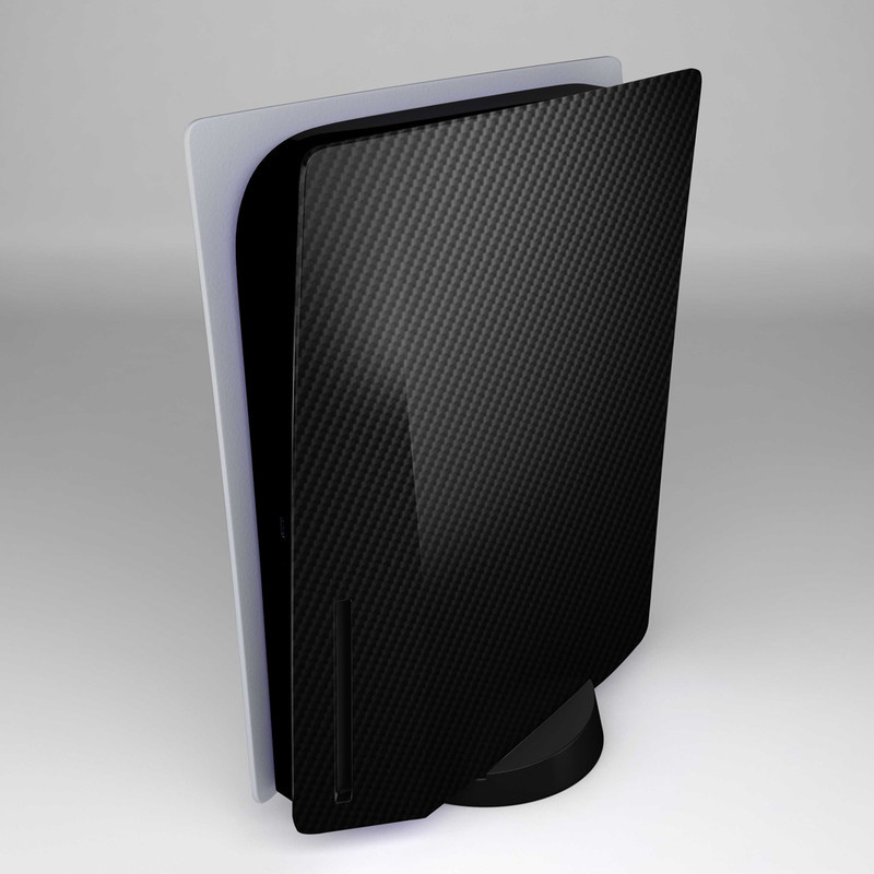 برچسب کنسول بازی PS5 مدل carbon مات مناسب دستگاه دیسک خور