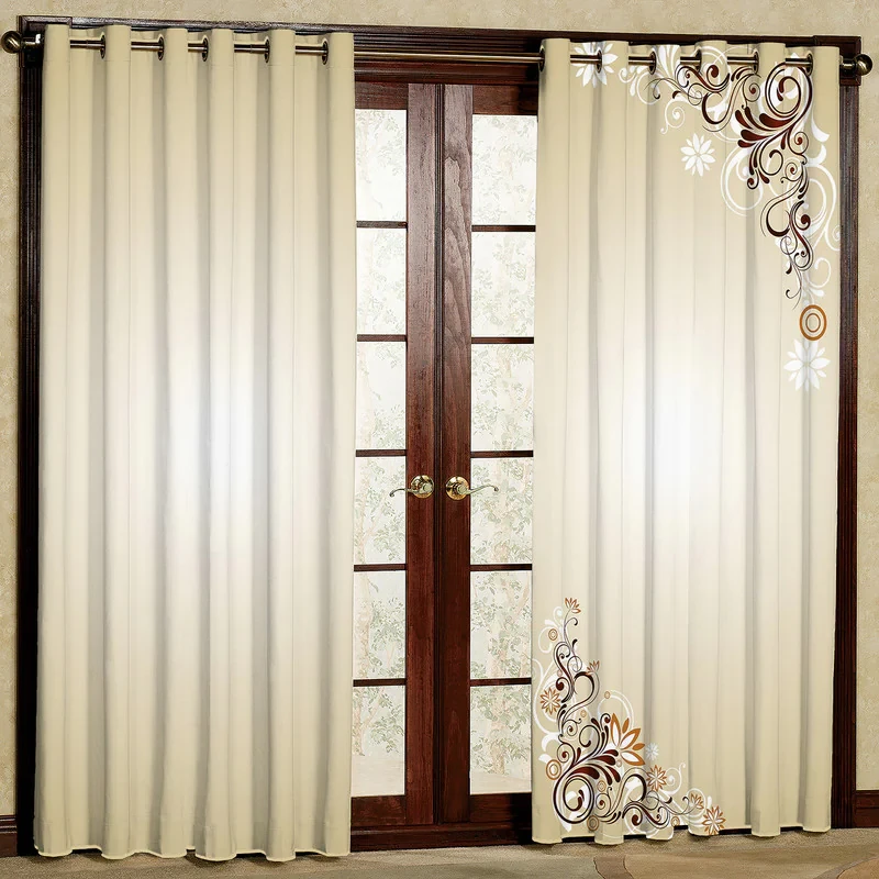 پرده مدل چاپی مخمل پانچی کد 1269 سایز 200x140 سانتی متر