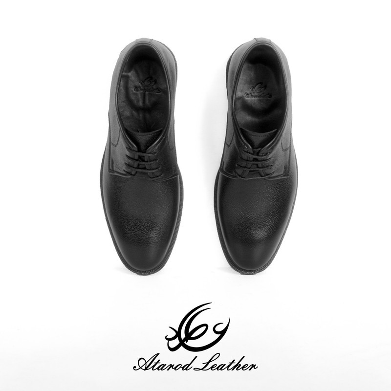 کفش مردانه چرم عطارد مدل چرم طبیعی کد SH135
