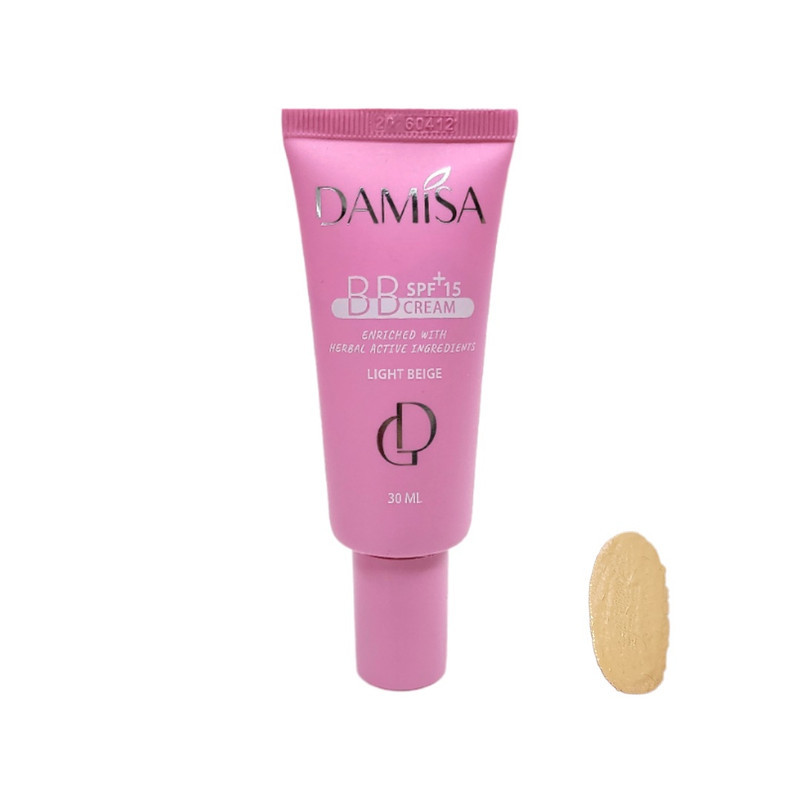 کرم پودر BB مایع SPF15 دامیثا شماره 01 مناسب برای انواع پوست حجم 30 میلی‌لیتر