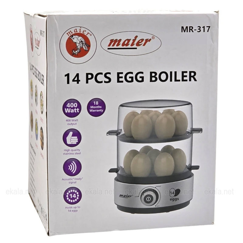 تخم‌مرغ پز مایر مدل MR-317 با ظرفیت چهارده عدد تخم‌مرغ